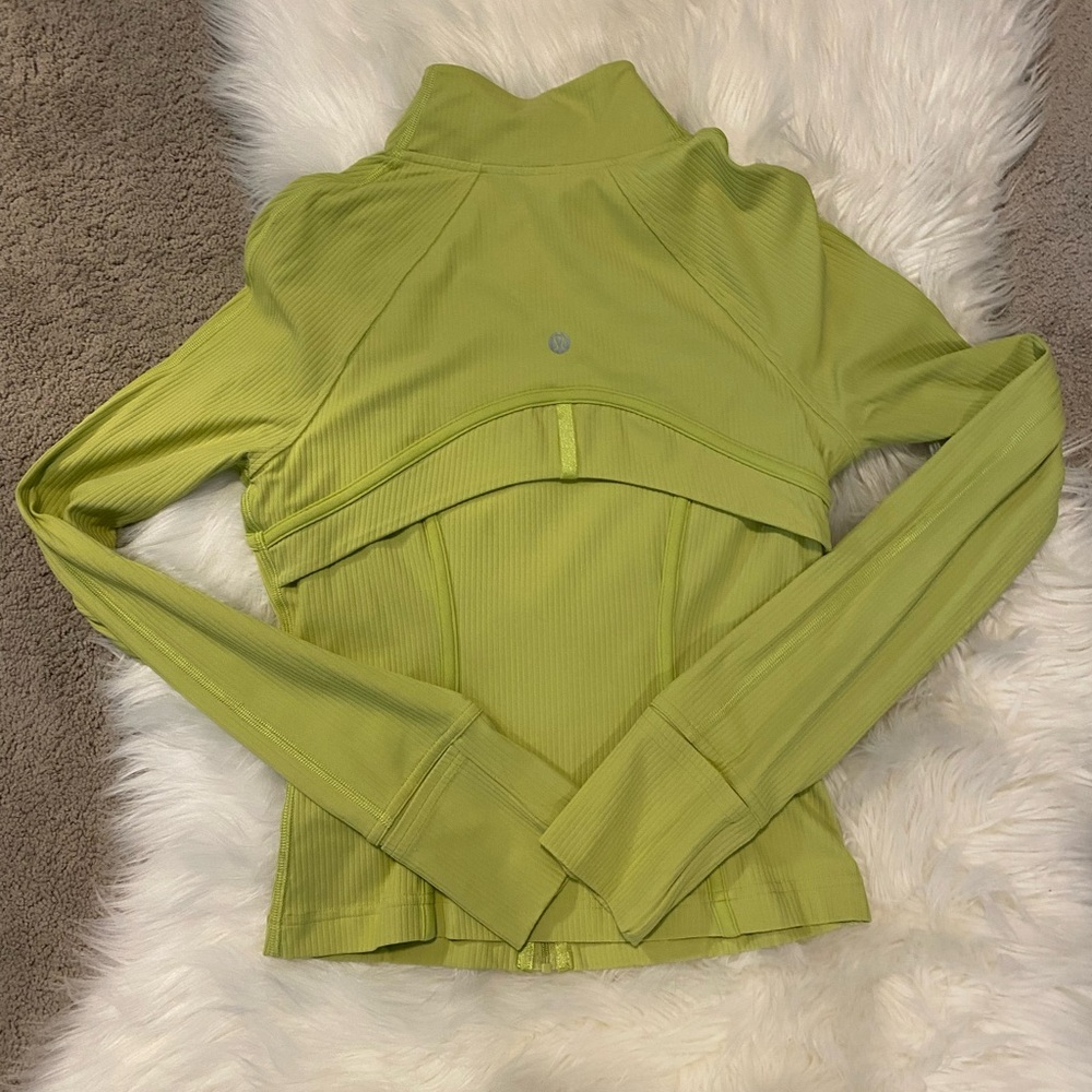 Cropped ribbed Define jacket - Picture 3 of 4